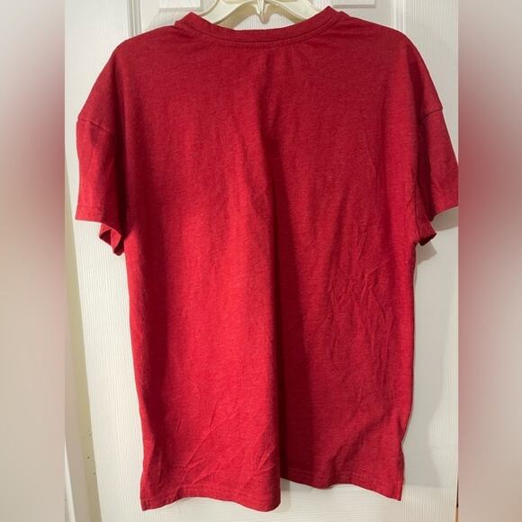 Captivating Red Indiana Hoosiers Red Lace Up Front Tee - Picture 4 of 4
